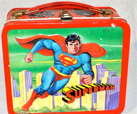 vintage superman lunch box